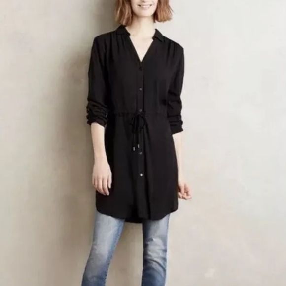 HD in Paris Tops - Anthropologie HD In Paris Carmina Tie Waist Tunic Dress Size Medium